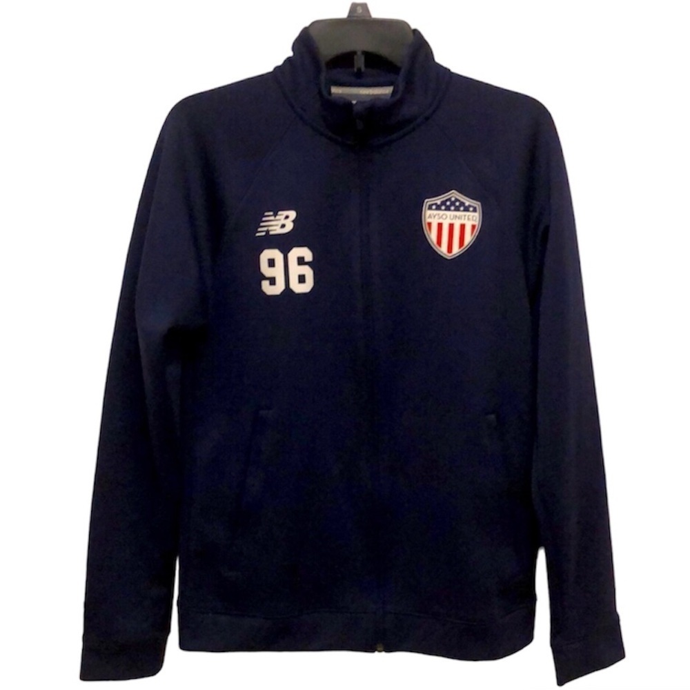 New Balance Navy Soccer Jacket Size SMALL